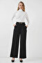 Women's White Gathered Detail Turtleneck Sandy Blouse Hzl25W-Bd19251 - 4