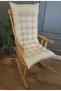 Selen Luxury Chair Cushion, Bench, Swing Rocking Chair Cushion 120X50Cm Beige (Cushion Only) - 2