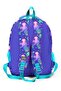 Kids Lavender Turquoise Sea Themed Three Compartment School Backpack 14422 - 4