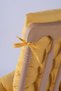 Selen Luxury Chair Cushion, Bench, Swing Chair Cushion 120x50cm Yellow (CUSHION ONLY) - 3