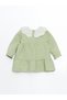 Lcw Baby Green Bebe Collar Embroidered Baby Girl Dress - 2