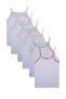 12-Pack Seher Girls' White Undershirt with Thread Straps Sh048 - 2