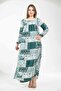 Women's Long Sleeve Plus Size Summer Woven Dress - 6