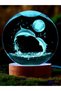 haitunxiyue 1pc 3D Dolphin Moon Crystal Ball, Birthday Gift to Wife Friend 3D Laser Etched Marine An - 7