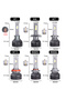 H7 12V-60V 6000K DAWN KNIGHT K5C 24V H7 H4 H1 LED Truck Light Bulb H11 4300K 6000K 110W 24V Led Head - 5
