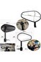 7/8" 22mm Motorcycle MotorbikeScooters Rear View Side Mirror HandleBar End Mirrors For Yamaha Kaw... - 3