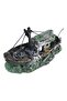 Aquarium Sunken Ship Decoration Resin Fishtank Ornaments Hideout for Hermit 12.5*6*10cm Mini Retr... - 4