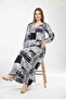 Women's Long Sleeve Plus Size Summer Woven Dress - 5
