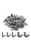 2.0mm PRO BEROS 50Pcs Copper Double Barrel Crimp Sleeves Fishing Line Tube Connectors Crimping Loop - 7