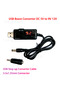 محول تعزيز USB أسود من 5 فولت تيار مستمر إلى 9 فولت 12 فولت كابل محول رفع USB موصل 3.5 × 1.35 مم للطاقة - 2
