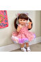 55cm NPK 55CM Reborn Toddler Doll with Pink Dress Full Body Soft Silicone Raya Lifelike Soft Touch H - 4
