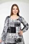 Women's Long Sleeve Plus Size Summer Woven Dress - 6