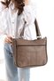 Genuine Luxury Leather Large Size Women's Shoulder Bag, Arm Bag, Crossbody Bag - 2