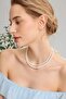 Elegant Style Fashion Double Layer Pearl Necklace - 4
