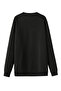 Deer Head Printed Unisex Oversize Crew Neck Sweatshirt - 2