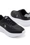 Women's Black Low-Top Sneakers - Lightweight Lace-Up Design, Comfortable for Everyday Outfits - 4