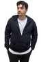 Double Hooded Orco Model Two Thread Soft Texture Basic Sweatshirt - 5
