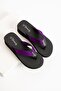 Kaila Women's Platform Wedge Heel 7cm Fabric Flip Flops Summer Pool Sea Beach Slippers - 3