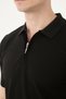 Polo Collar Knitwear T-Shirt with Zipper Detail - 3