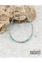 Amazonite 3mm Faceted Natural Stone Bracelet - 3