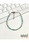 Amazonite 3mm Faceted Natural Stone Bracelet - 6