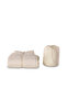 Ecru S 100% Goose Feather Coat - Lulu Collection - 6