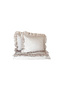 Valentine's Day Double Duvet Cover Set Minimal Heart Pattern Ruffled 4-Piece 100% Cotton - 5