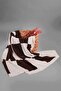 Home Patchwork Tv Blanket (130Cmx170Cm) Brown-Beige Chome102 - 4