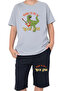 3-Pack Born Rock-Sum Surf-Gamer Printed Boys' Short Sleeve Double Pocket Capri Top and Bottom Set - 5