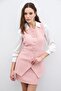 Buttoned Tweed Vest - Powder - 3