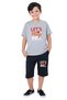 3-Piece Beach-Ball-Bro Printed Boys' Short Sleeve Double Pocket Capri Bottom-Top Set - 4