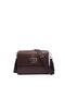Coffee - Coffee Plain Women's Crossbody Bag Sp1009 - 5