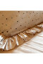 Valentine's Day Minimal Heart Patterned Ruffled 3-Piece 100% Cotton Single Duvet Cover Set - 5