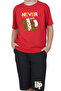 3-Piece Sk8-Win-Dreams Printed Boys' Short Sleeve Double Pocket Capri Bottom-Top Set - 6
