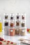 Set of 12 Baroque Round 3 Size Jars & Storage Container & Food Container (4*1000 Ml, 4*500 Ml, 4*250 ml) - 3