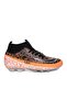Super Mercury Orange Black Cleat Soccer Shoes with Ankle Socks
