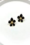 Women's Earrings 2 cm Enamel Small Flower Earrings - 2