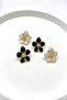 Women's Earrings 2 cm Enamel Small Flower Earrings - 3