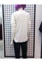 Jm Knitwear Blouse with V-Neck Button and Tulle Detail - 5