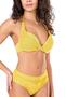 Women's Knot Detailed Supported Mustard Bikini Set - 2