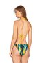 Women's Half- Padded Patterned Triangle Bikini Set - 3