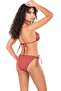 Women's Triangle Bikini Set with Accessories - 3