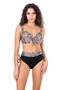 Women's Plus Size Underwire Leopard Pattern Bikini Set - 2