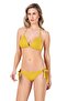 Women's Half Padded Triangle Mustard Bikini Set