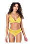 Women's Front Ruffle Detailed Black Bikini Bottom - 3