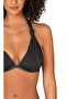 Black Glitter Women's Bikini Set - Half Filled - 2