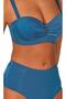 Petrol Blue Women's Bikini Set with Support and Accessories - 2