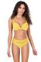 Women's Knot Detailed Supported Mustard Bikini Set
