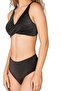 Women's Black Glittery Shaping / Sculpting High-Waist Bikini Set - 2