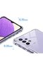 غلاف هاتف Galaxy A73 Zore مع حماية للكاميرا من السيليكون المضاد للصدمات - عديم اللون - 3